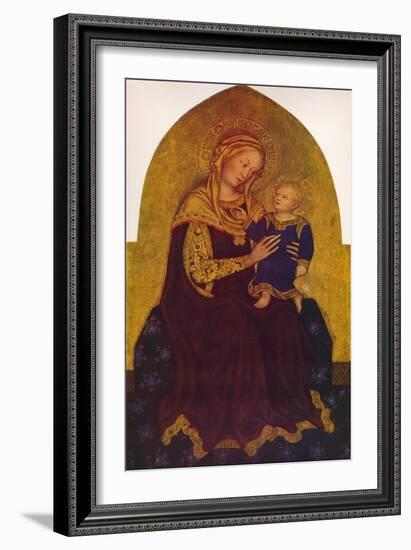 'Madonna and Child', c1420-Gentile da Fabriano-Framed Giclee Print