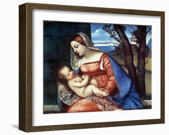 Madonna and Child, C1510-Titian (Tiziano Vecelli)-Framed Giclee Print