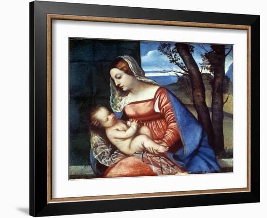 Madonna and Child, C1510-Titian (Tiziano Vecelli)-Framed Giclee Print