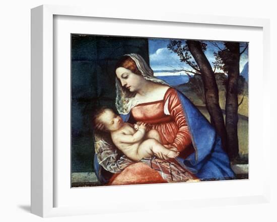 Madonna and Child, C1510-Titian (Tiziano Vecelli)-Framed Giclee Print