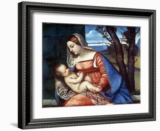 Madonna and Child, C1510-Titian (Tiziano Vecelli)-Framed Giclee Print