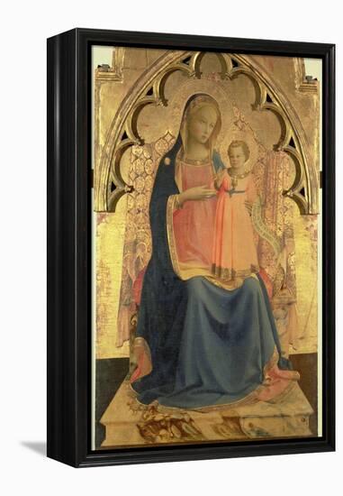 Madonna and Child, Central Panel of a Triptych-Fra Angelico-Framed Premier Image Canvas