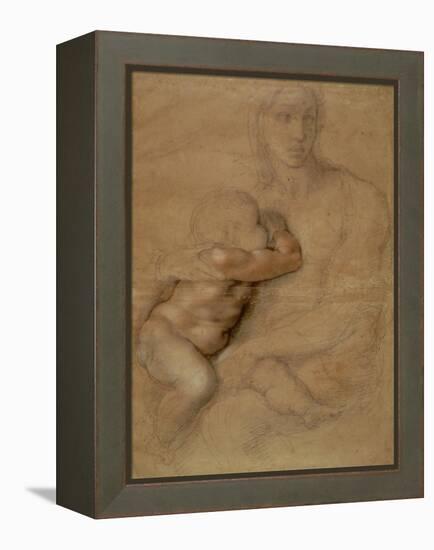 Madonna and Child, circa 1525-Michelangelo Buonarroti-Framed Premier Image Canvas