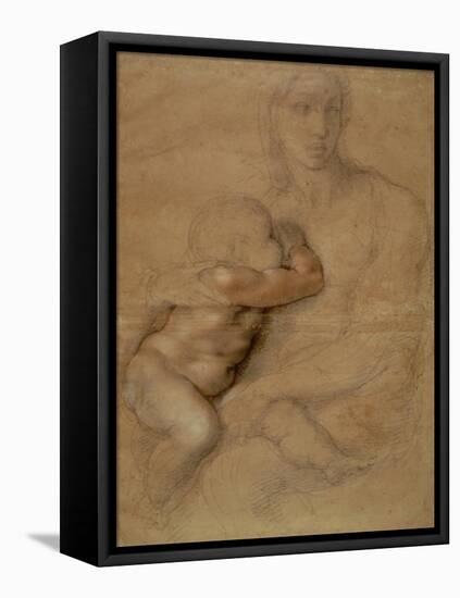 Madonna and Child, circa 1525-Michelangelo Buonarroti-Framed Premier Image Canvas