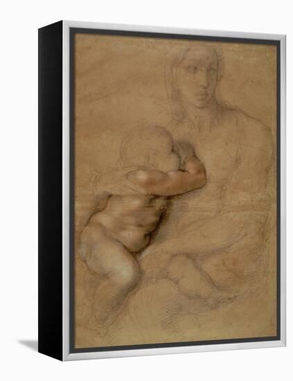 Madonna and Child, circa 1525-Michelangelo Buonarroti-Framed Premier Image Canvas