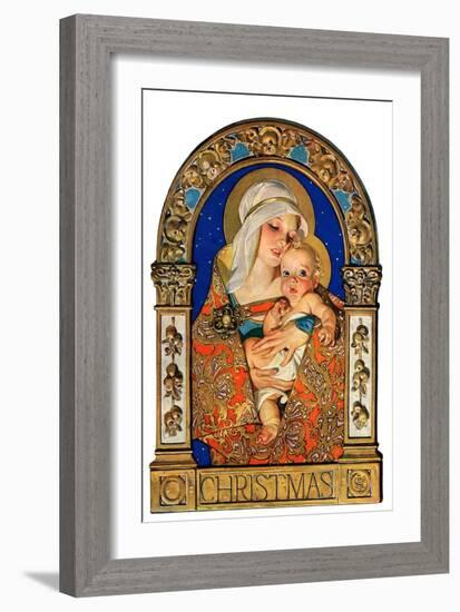 "Madonna and Child,"December 24, 1927-Joseph Christian Leyendecker-Framed Giclee Print