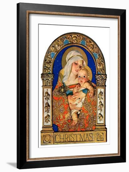 "Madonna and Child,"December 24, 1927-Joseph Christian Leyendecker-Framed Giclee Print