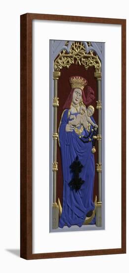 Madonna and Child, Decoration on the House of the Blackheads-null-Framed Giclee Print