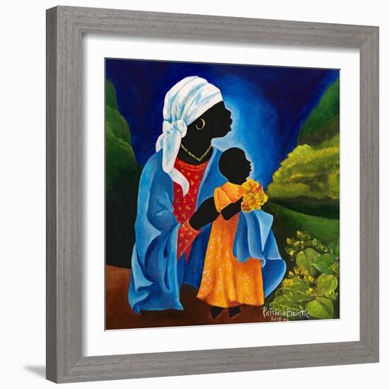 Madonna and child - Flourish-Patricia Brintle-Framed Giclee Print