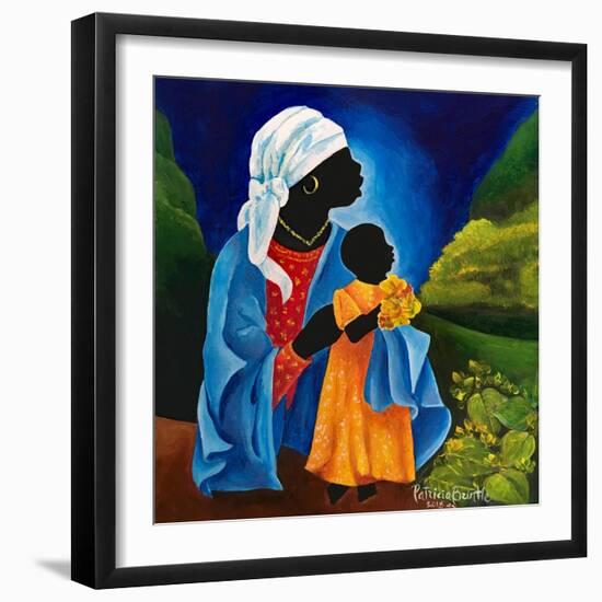 Madonna and child - Flourish-Patricia Brintle-Framed Giclee Print