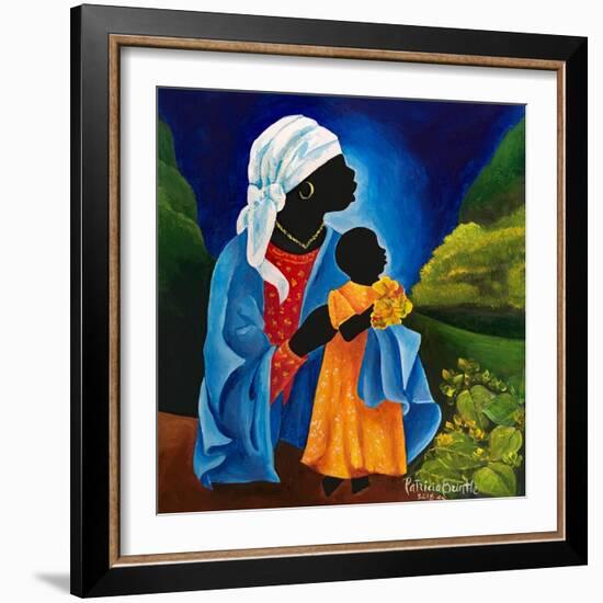 Madonna and child - Flourish-Patricia Brintle-Framed Giclee Print