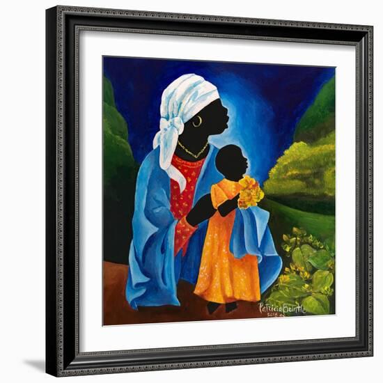 Madonna and child - Flourish-Patricia Brintle-Framed Giclee Print