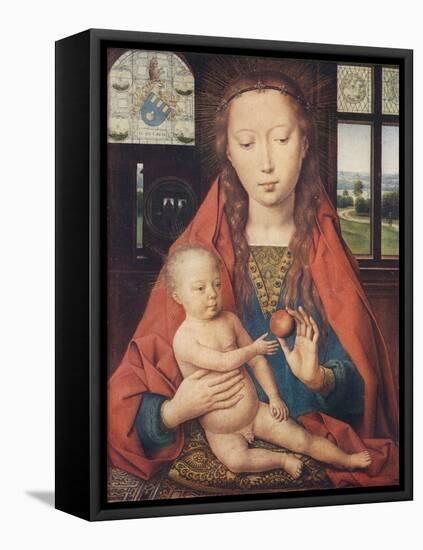 'Madonna and Child, from The Diptych of Maerten van Nieuwenhove', 1487-Hans Memling-Framed Premier Image Canvas