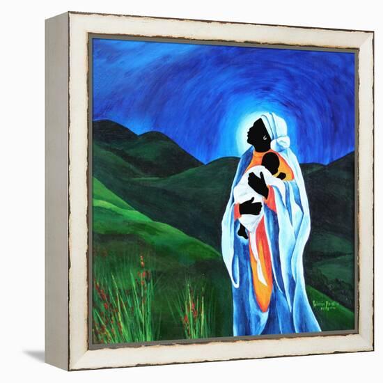 Madonna and child - Hope for the world, 2008-Patricia Brintle-Framed Premier Image Canvas