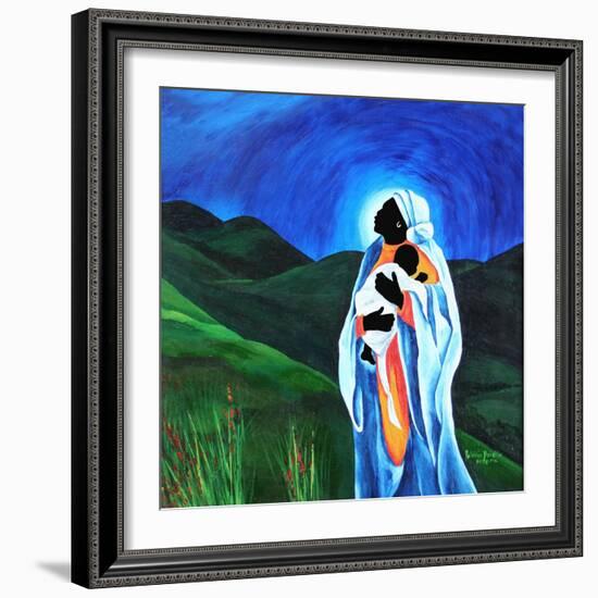 Madonna and child - Hope for the world, 2008-Patricia Brintle-Framed Giclee Print