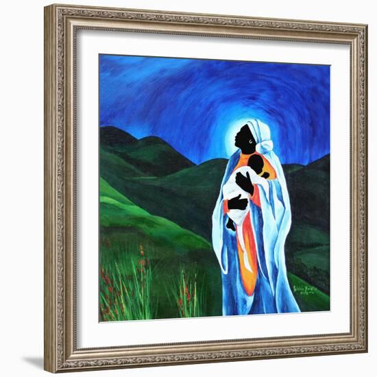 Madonna and child - Hope for the world, 2008-Patricia Brintle-Framed Giclee Print