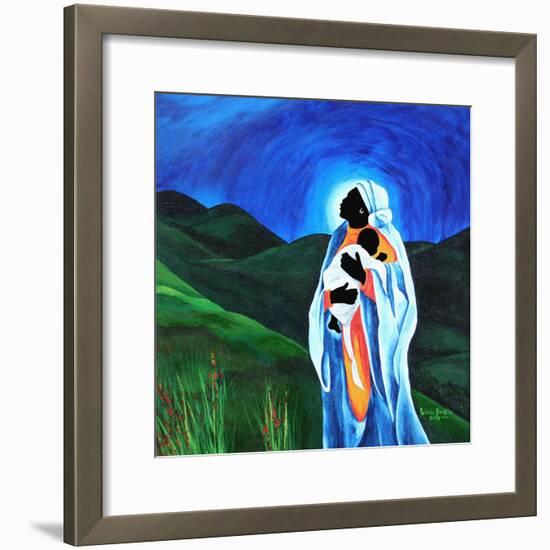 Madonna and child - Hope for the world, 2008-Patricia Brintle-Framed Giclee Print