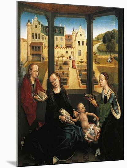 Madonna and Child in a Garden, 1494, Capilla Real, Granada, Spain-Hans Memling-Mounted Giclee Print