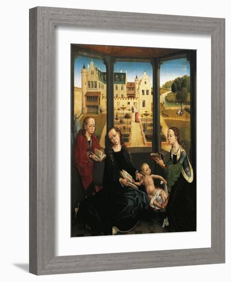 Madonna and Child in a Garden, 1494, Capilla Real, Granada, Spain-Hans Memling-Framed Giclee Print