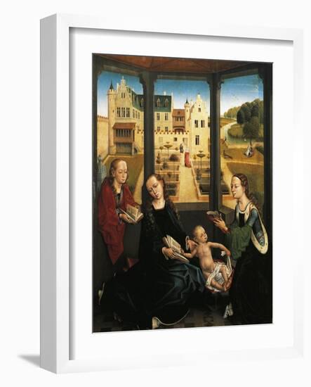 Madonna and Child in a Garden, 1494, Capilla Real, Granada, Spain-Hans Memling-Framed Giclee Print