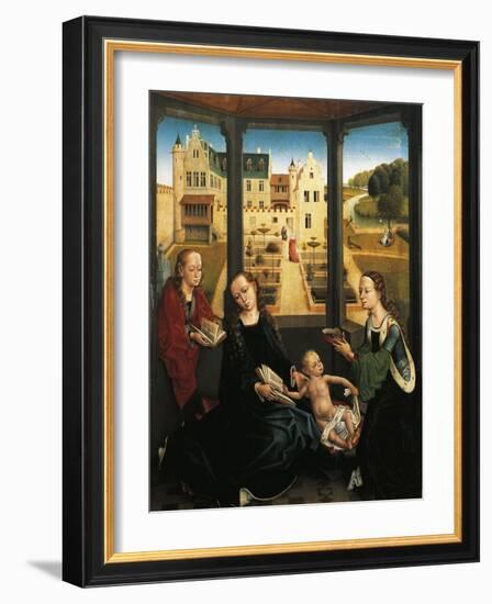 Madonna and Child in a Garden, 1494, Capilla Real, Granada, Spain-Hans Memling-Framed Giclee Print