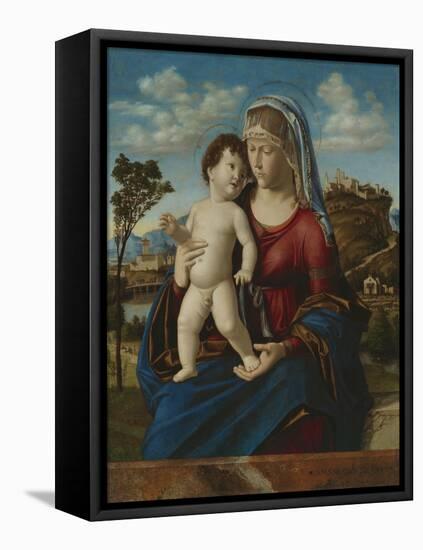 Madonna and Child in a Landscape, c.1496-99-Giovanni Battista Cima Da Conegliano-Framed Premier Image Canvas