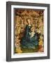 Madonna and Child in the Rose-Garden.-Stephan Lochner-Framed Giclee Print