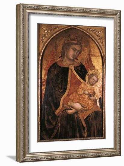 Madonna and Child, Late 14th-Early 15th Century-Taddeo di Bartolo-Framed Giclee Print