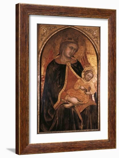 Madonna and Child, Late 14th-Early 15th Century-Taddeo di Bartolo-Framed Giclee Print