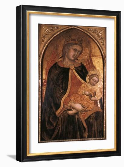 Madonna and Child, Late 14th-Early 15th Century-Taddeo di Bartolo-Framed Giclee Print