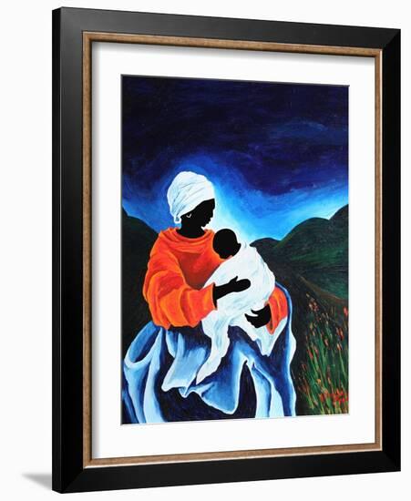 Madonna and child - Lullaby, 2008-Patricia Brintle-Framed Giclee Print