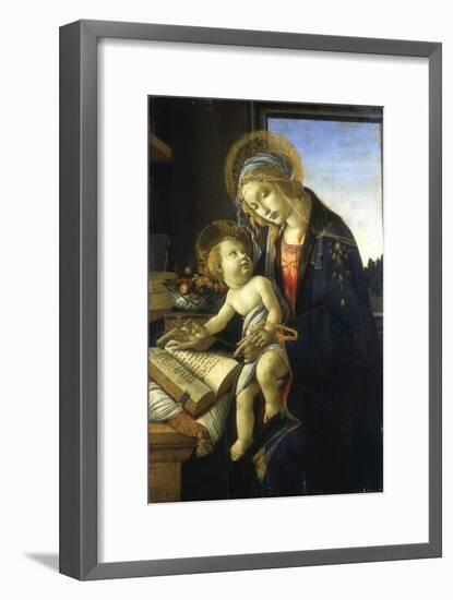 Madonna and Child (Madonna of the Book), 1483-Sandro Botticelli-Framed Giclee Print