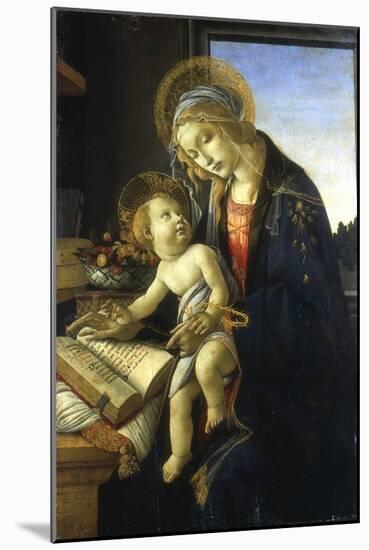 Madonna and Child (Madonna of the Book), 1483-Sandro Botticelli-Mounted Giclee Print