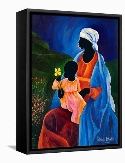 Madonna and child of the dogwood, 2015-Patricia Brintle-Framed Premier Image Canvas