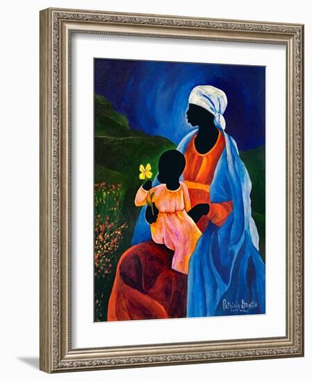 Madonna and child of the dogwood, 2015-Patricia Brintle-Framed Giclee Print