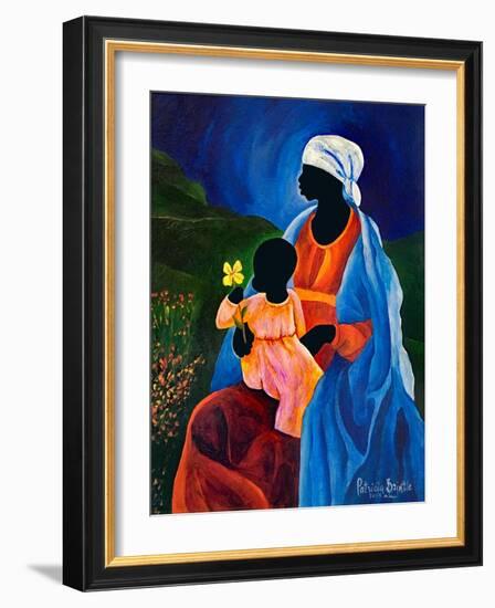 Madonna and child of the dogwood, 2015-Patricia Brintle-Framed Giclee Print
