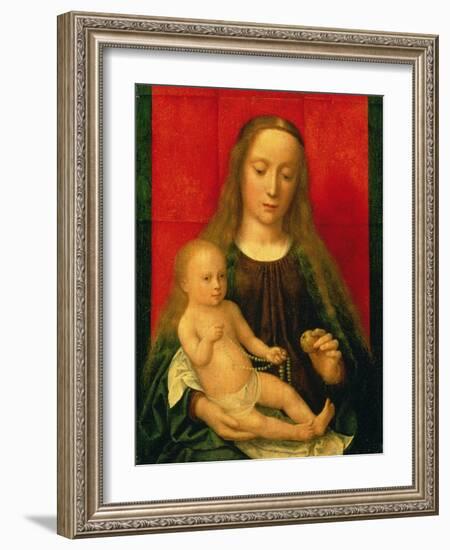 Madonna and Child (Oil on Panel)-Gerard David-Framed Giclee Print