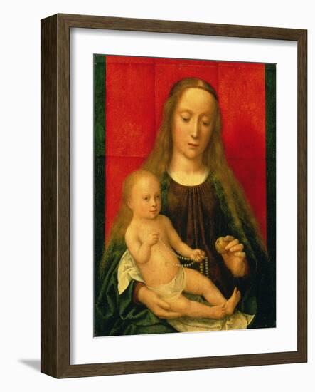 Madonna and Child (Oil on Panel)-Gerard David-Framed Giclee Print