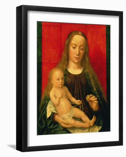 Madonna and Child (Oil on Panel)-Gerard David-Framed Giclee Print