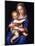 Madonna and Child (Oil on Silvered Copper)-Alessandro Allori-Mounted Giclee Print