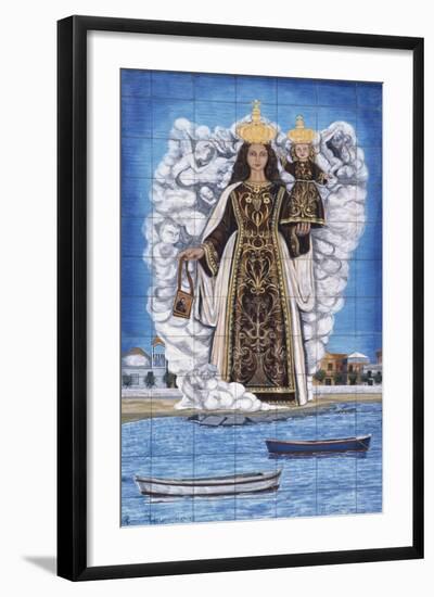 Madonna and Child, Painted Pottery-null-Framed Giclee Print