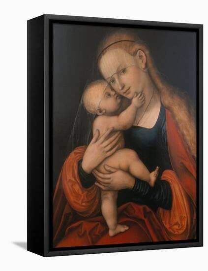 Madonna and Child (Passauer Gnadenbild)-Lucas Cranach the Elder-Framed Premier Image Canvas