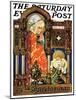 "Madonna and Child," Saturday Evening Post Cover, December 22, 1928-Joseph Christian Leyendecker-Mounted Giclee Print