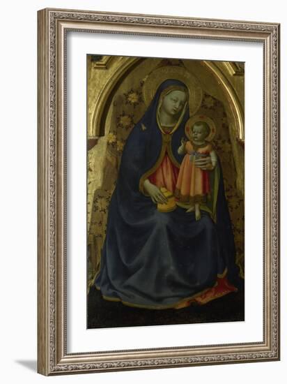 Madonna and Child, Triptych of Saint Peter Martyr, San Marco, Florence, Italy (Frescoes)-Fra Angelico-Framed Giclee Print