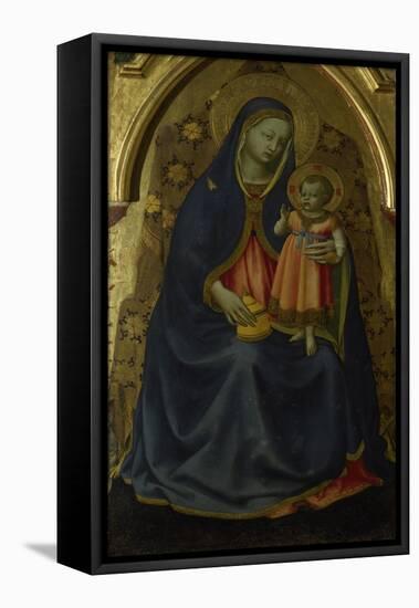 Madonna and Child, Triptych of Saint Peter Martyr, San Marco, Florence, Italy (Frescoes)-Fra Angelico-Framed Premier Image Canvas