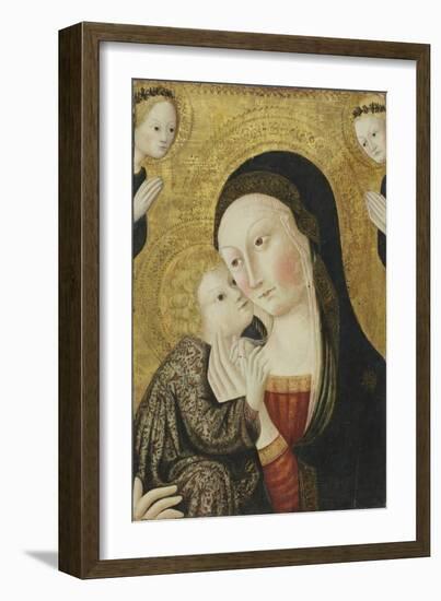 Madonna and Child with Angels, 1430-45-Sano di Pietro-Framed Giclee Print