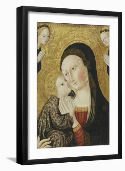 Madonna and Child with Angels, 1430-45-Sano di Pietro-Framed Giclee Print