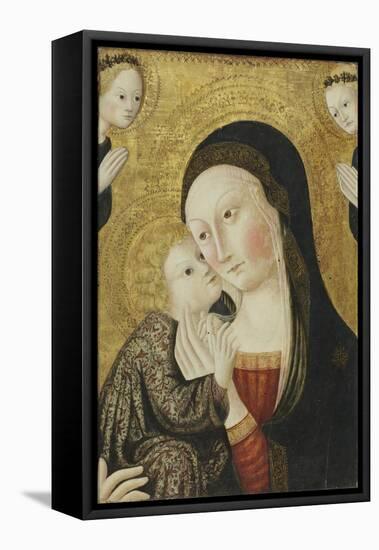 Madonna and Child with Angels, 1430-45-Sano di Pietro-Framed Premier Image Canvas