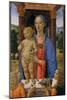 Madonna and Child with Angels, c.1480-2-Cosimo Rosselli-Mounted Giclee Print