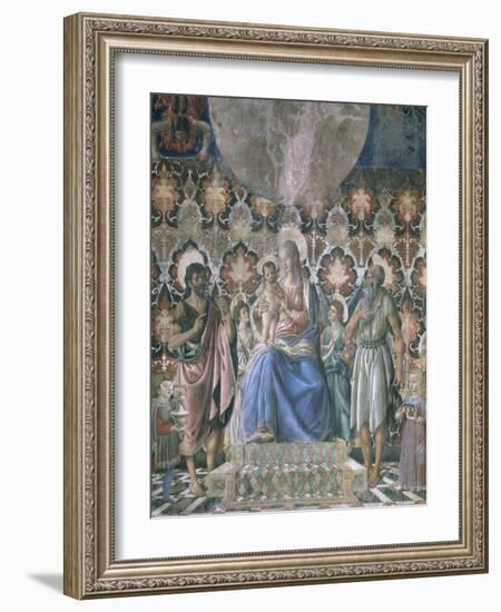 Madonna and Child with Angels, C1443-Andrea Del Castagno-Framed Giclee Print